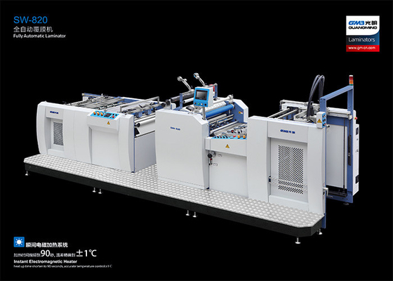 Chiny Wysokowydajna przemysłowa maszyna do laminowania 820 * 1050 mm Max papier dostawca